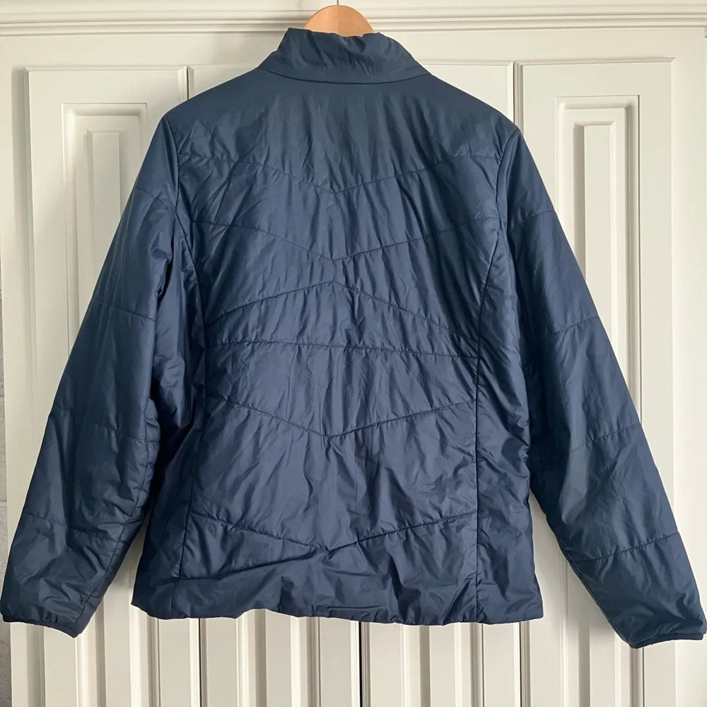 The North Face Blue Zip Up Quilted Packable Jacket Men’s‎ Size XL